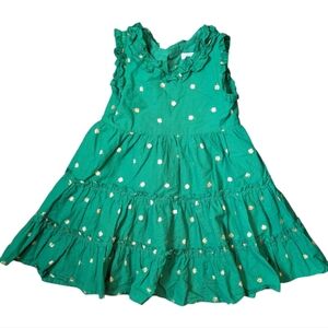 Christian Siriano Kelly Green Gold Shamrock St. Patrick’s Day Dress Size 4T